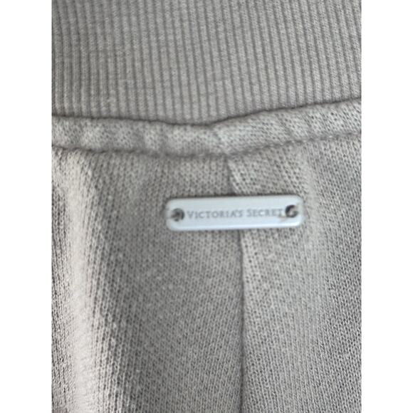 Victorias Secret Cotton Fleece Lace Up High Waist Joggers Pants XXL TAN Mocha - Picture 8 of 15